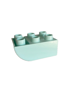 Lego Duplo kostka mintová